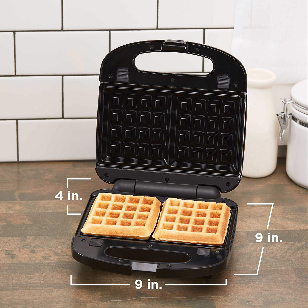BLACK+DECKER 3-in-1 Waffle Iron, WM2000SD, Grill and Sandwich Press, Non-Stick Removable Plates, Space Saving Compact Design BLACK+DECKER