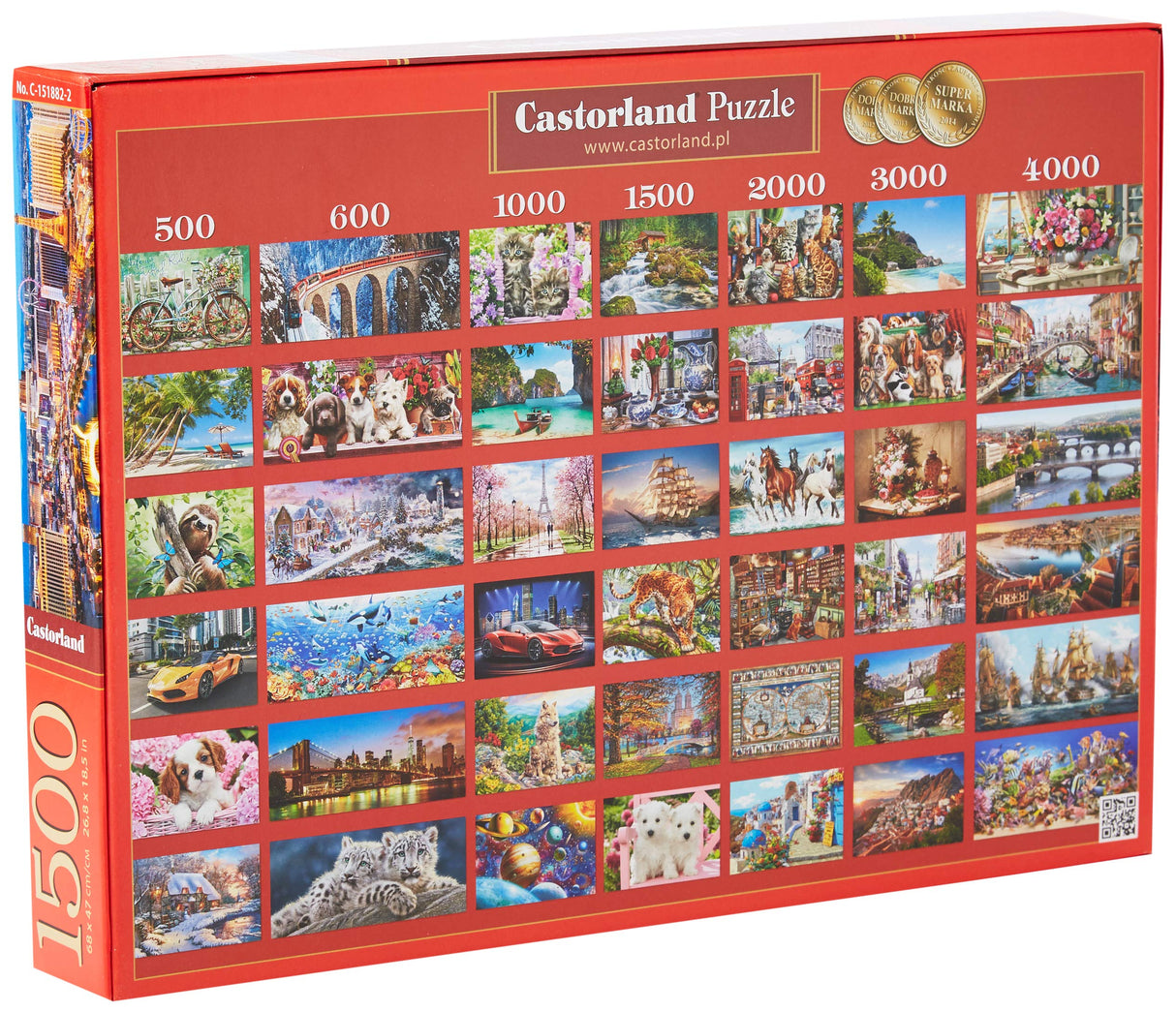 CASTORLAND 1500 Piece Jigsaw Puzzles, Fabulous Las Vegas, USA, Adult Puzzles, Castorland C-151882-2 Castorland