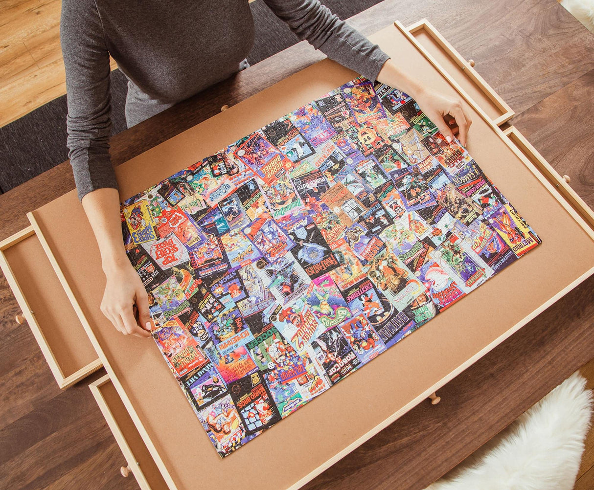 8-Bit Armageddon Retro Video Game Puzzle for Adults and Kids | 1000 Piece Jigsaw Puzzle Toy | Interactive Brain Teaser for Family Game Night | 28 x 20 Inches Toynk