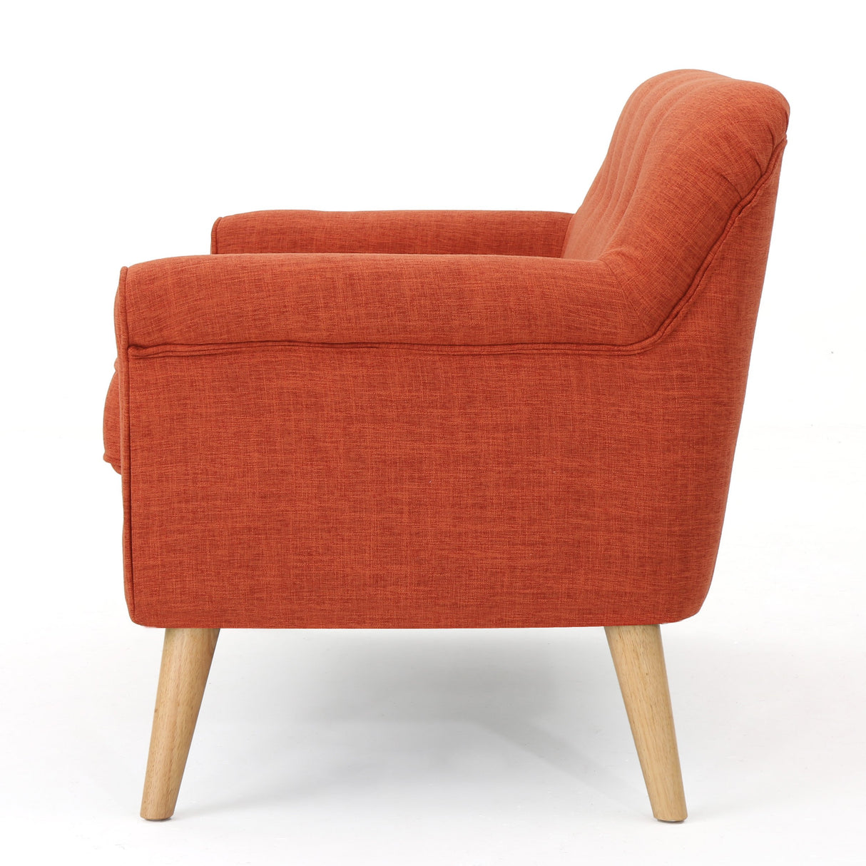 Christopher Knight Home Mariah Mid-Century Modern Loveseat, Muted Orange Christopher Knight Home
