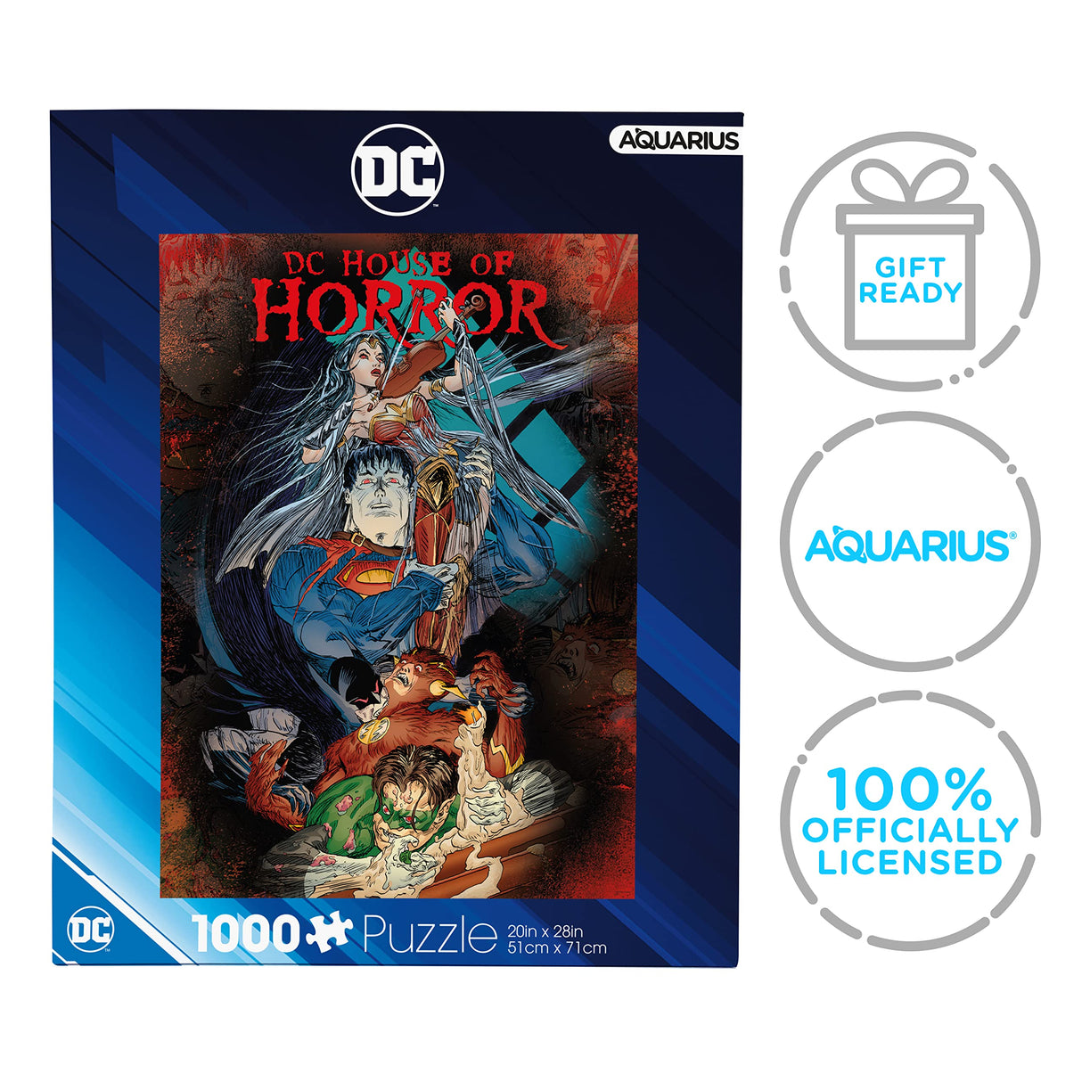 AQUARIUS - DC House Of Horror 1000 Piece Jigsaw Puzzle AQUARIUS