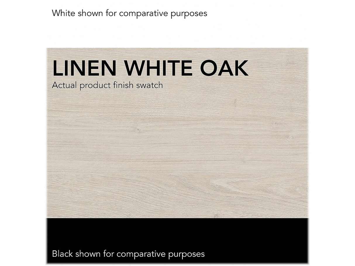 Bush Furniture Cabot L Shaped Desk with Hutch | Corner Desk with Storage for Home Office in Linen White Oak | 60W L Shaped Computer Desk Bush Business Furniture