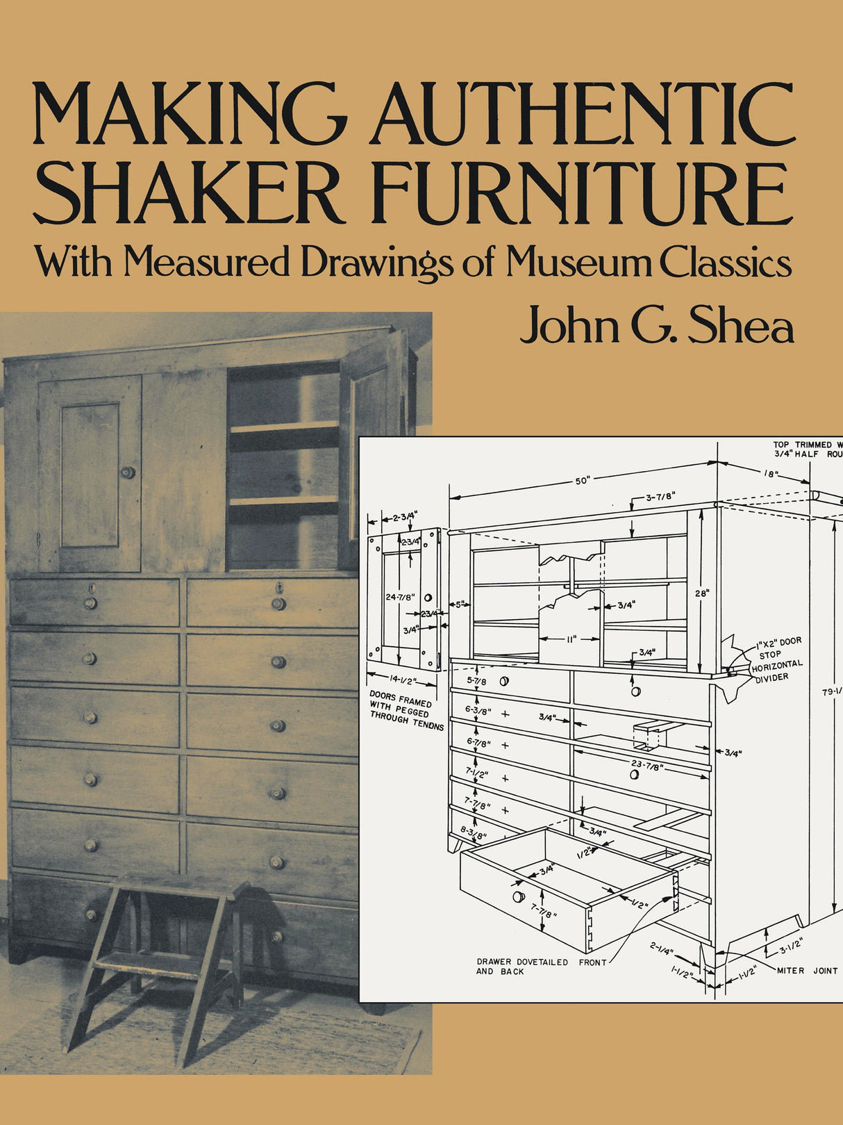 Making Authentic Shaker Furniture: With Measured Drawings of Museum Classics (Dover Woodworking) WoodArtSupply