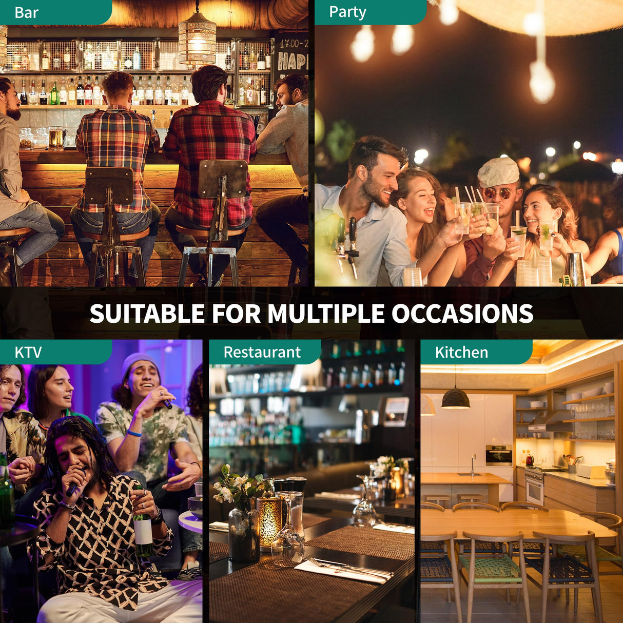 YITAHOME LED Light Liquor Bottle Display Shelf, 3-Step 30-inch Wall Mounted Wine Rack, Acrylic Liquor Shelf with Wine Glass Holder Slots, Remote & App Control for Home Commercial Bar YITAHOME