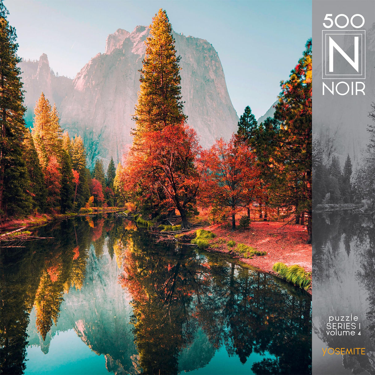 Buffalo Games - Noir - Wanderlust - Yosemite - 500 Piece Jigsaw Puzzle for Adults - Super Premium Puzzle Board - Quality Magnetic Storage Box with Display Sleeve - Photo Quality Imagery Buffalo Games