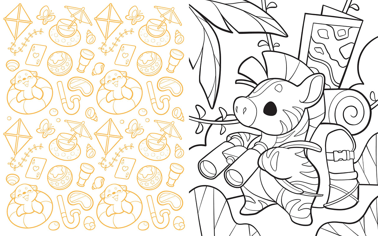 Cute Chibi Creature Coloring: Color over 60 Adorable Creatures WoodArtSupply