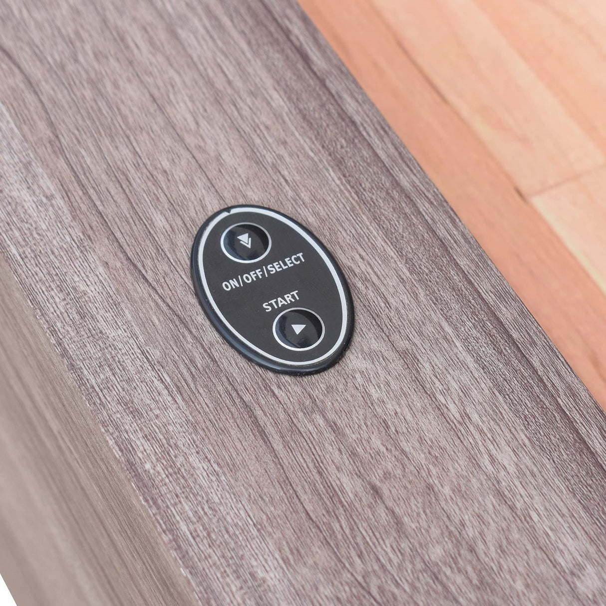 Hathaway Shooting Star 9-ft Arcade Ball Roll and Score Machine Table with LED Electronic Scorer and Sound, Great for Family Recreation Game Rooms, Driftwood Hathaway