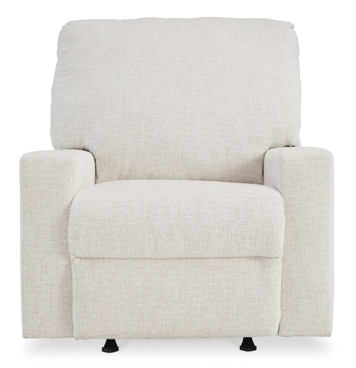 Signature Design by Ashley Rannis Casual Manual Rocker Recliner, White Signature Design by Ashley
