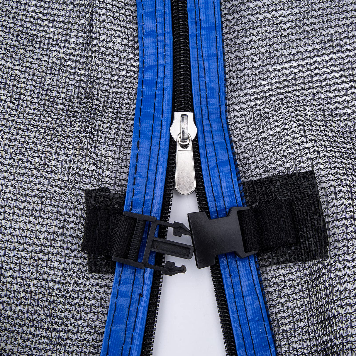 NONMON Trampoline Net Replacement for Straight 6 Pole, 14ft Trampoline Net Round Frame Safety Enclosure Net UV-Resistant Weather-Resistant Breathable Durable Net with Adjustable Straps(Net Only) NONMON