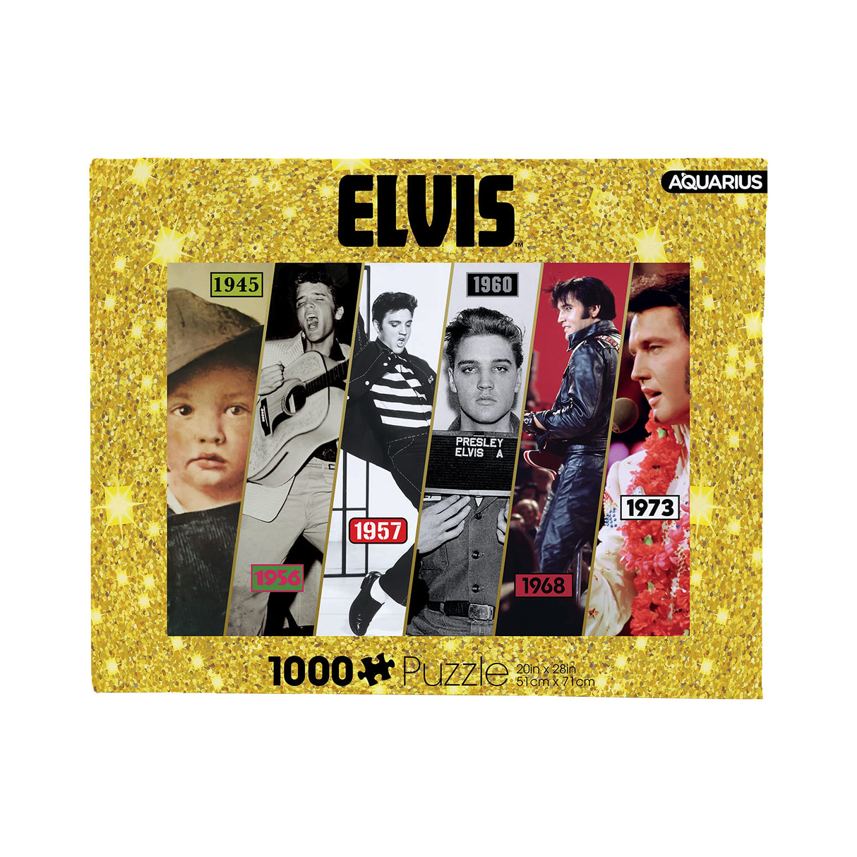 AQUARIUS - Elvis Presley Timeline 1000 Piece Jigsaw Puzzle AQUARIUS