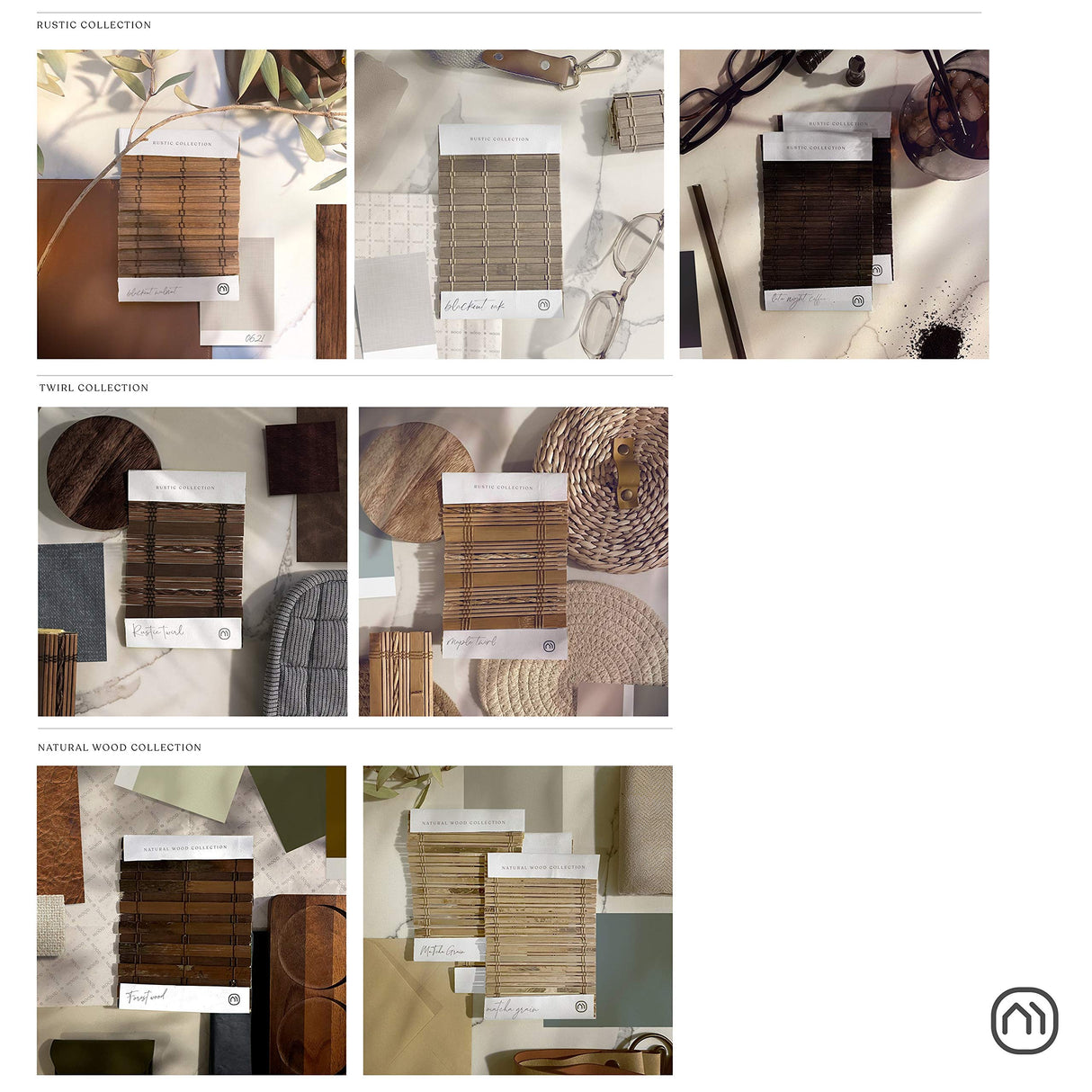 MOOD Custom Bamboo Shades | Modern | Cordless Bamboo Roman Shades for Windows and Doors (Natural Woven) | Modern White Dough (Sheer) | Custom Size Mood