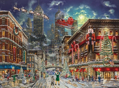 Buffalo Games - Thomas Kinkade -Kinkade - Elf V2-100 Piece Jigsaw Puzzle for Families -Challenging Puzzle Perfect for Game Nights - Finished Size is 15.00 x 11.00