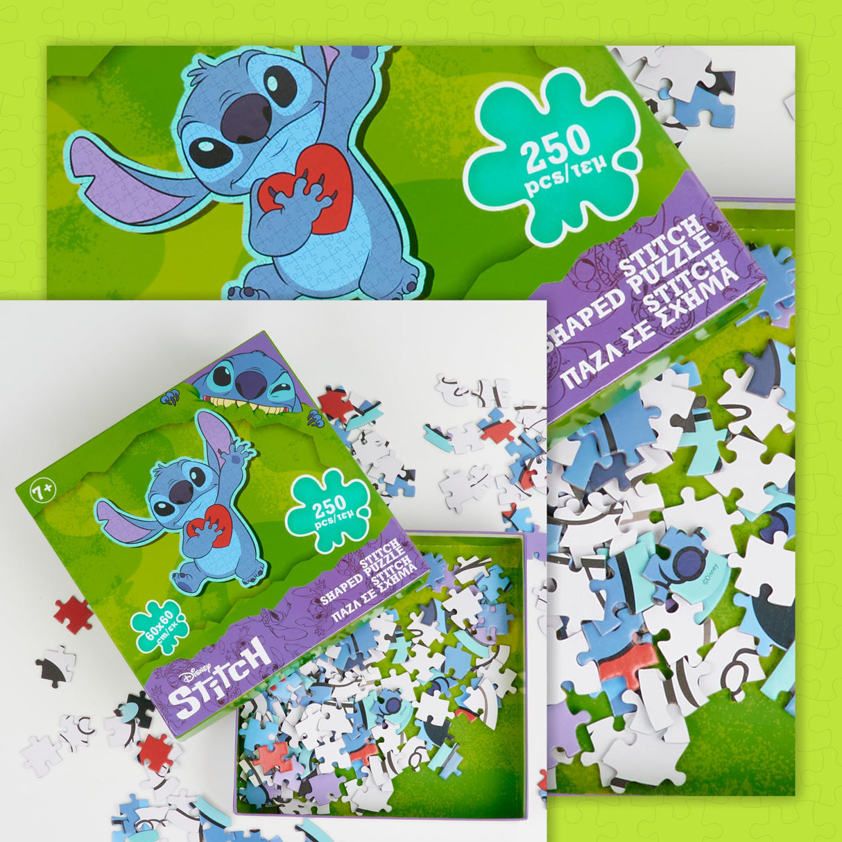 Disney Stitch Jigsaw Puzzle for Kids Teens or Adults 250 Pieces 7 Years Up Family Activity, Stitch Gifts Disney