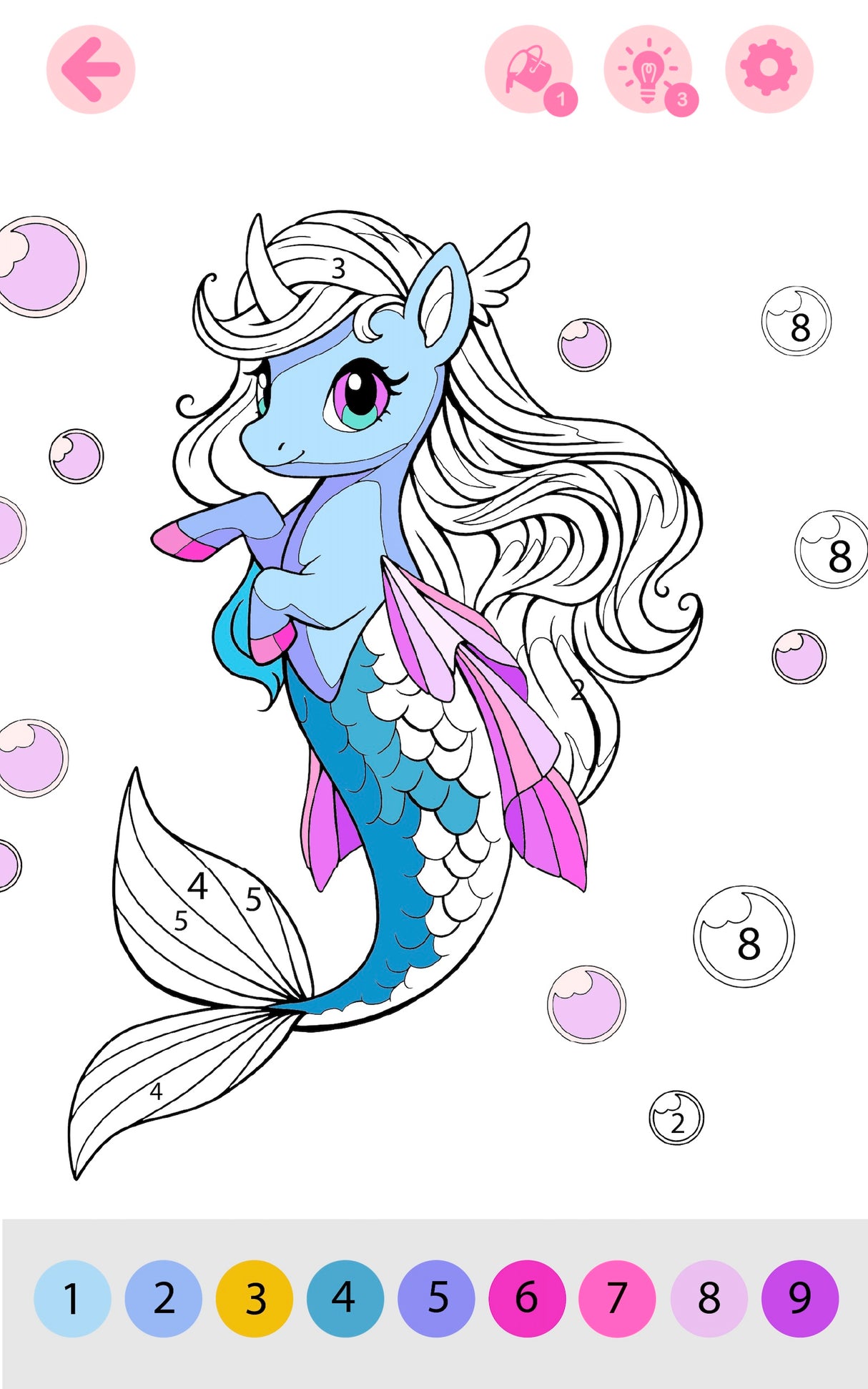 My Little Unicorn: Kids Coloring by Numbers VladMadGames