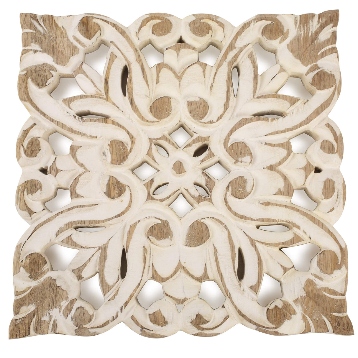 Handmade Wooden Trivet for Hot Dishes Plates & Pots Holder Hot Pad for Kitchen & Dining Table Decor Cookware Heat Resistant Rustic Decorative Carvings 8 Inches Tabletop Home & Dining Table Essentials The Great Indian Bazaar