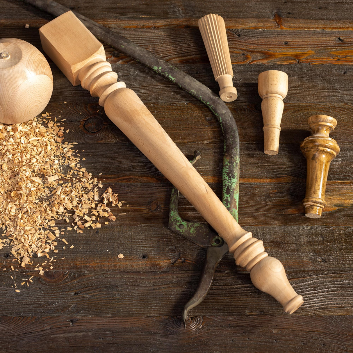 Unique Table Leg, Beech Custom Wood Leg, End Table leg, Mid Century Wooden Leg, Replacement Wood Leg (32 Inch / 80 cm) Generic