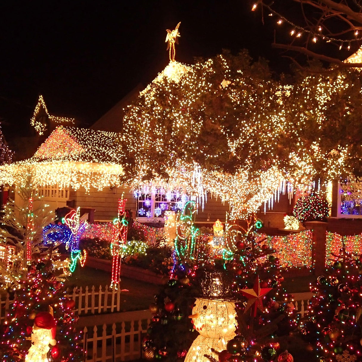 TW SHINE Christmas Lights, 200 LED 66FT Outdoor Christmas Lights Plug in with 8 Modes, Waterproof Christmas Lights Outdoor, Indoor Xmas Decorations for Party Yard House Decor, Warm White TW SHINE