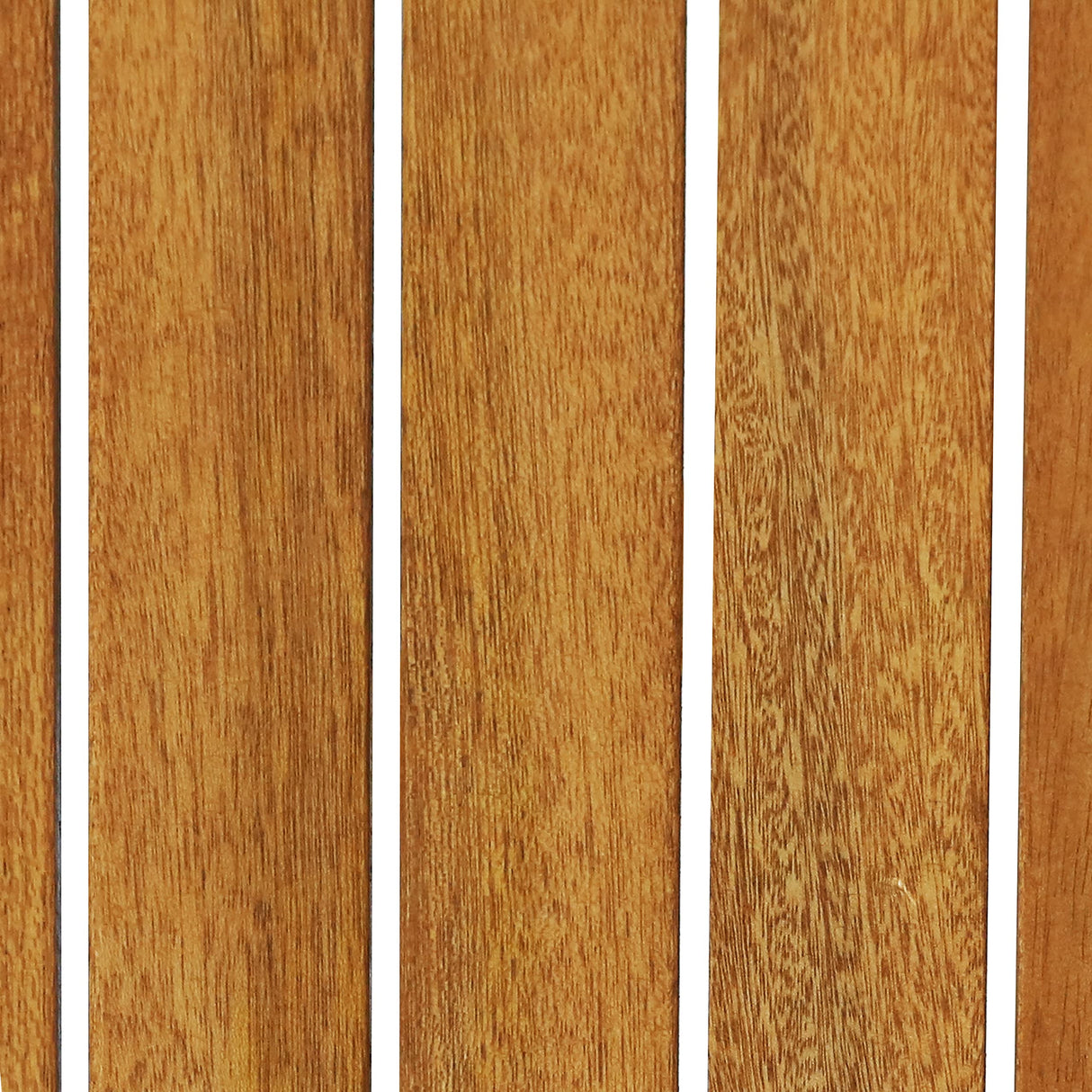 Sunnydaze Folding Meranti Wood Outdoor Dining Table with Umbrella Hole - Foldable Teak Patio Table - Teak Oil Finish - Octagon Sunnydaze