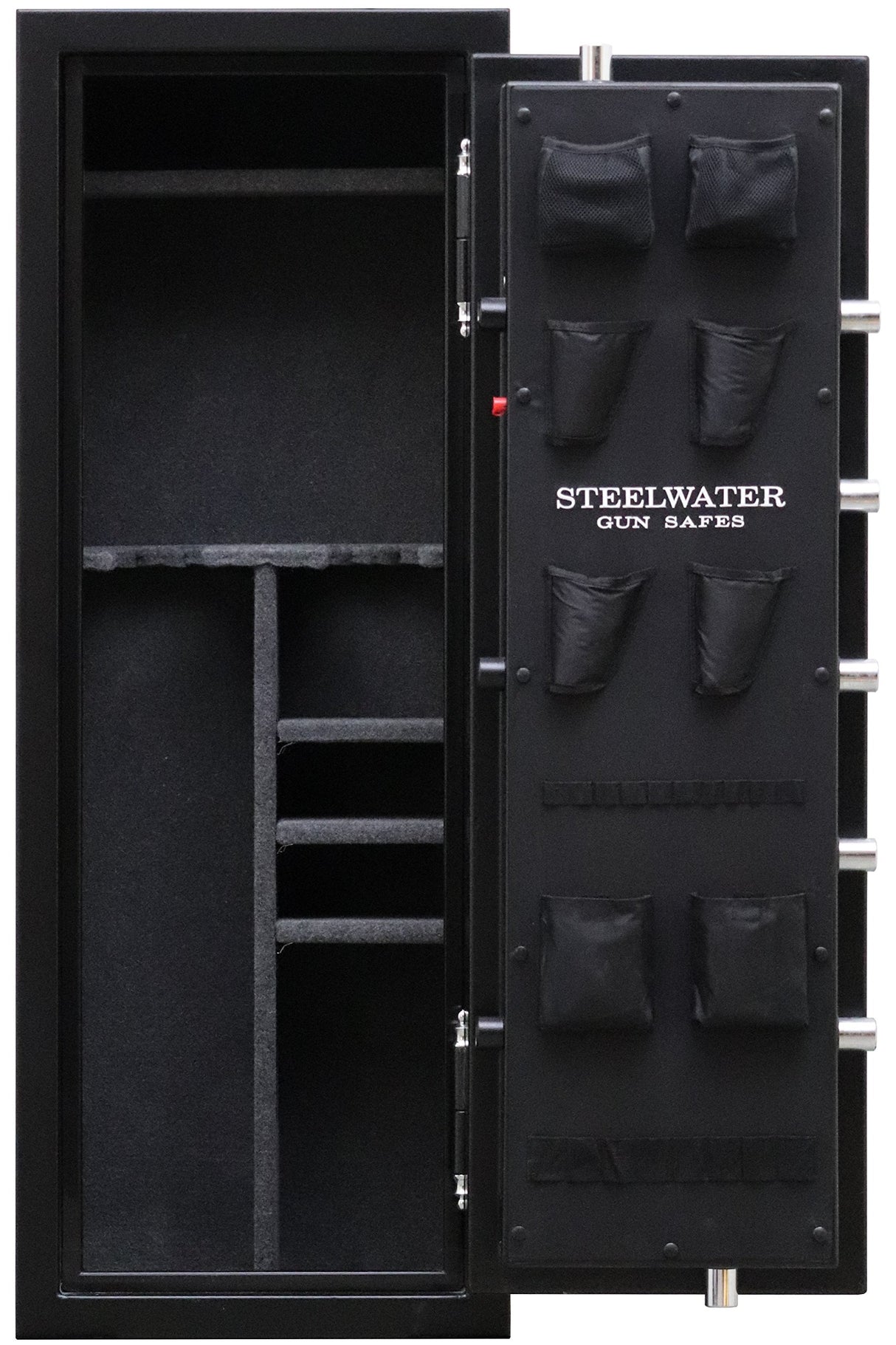 STEELWATER GUN SAFES NEW and IMPROVED Steelwater Heavy Duty 16 Long Gun Fire Protection for 60 Minutes AMSW592216-BLK Steelwater Gun Safes