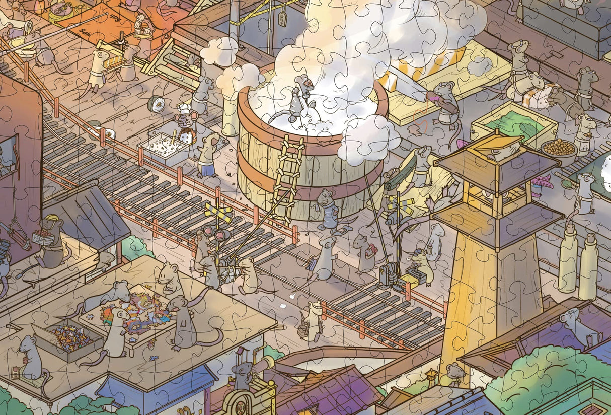 The Busy Bistro • 1000 Piece Jigsaw Puzzle from The Magic Puzzle Company • Series Two Magic Puzzle Company