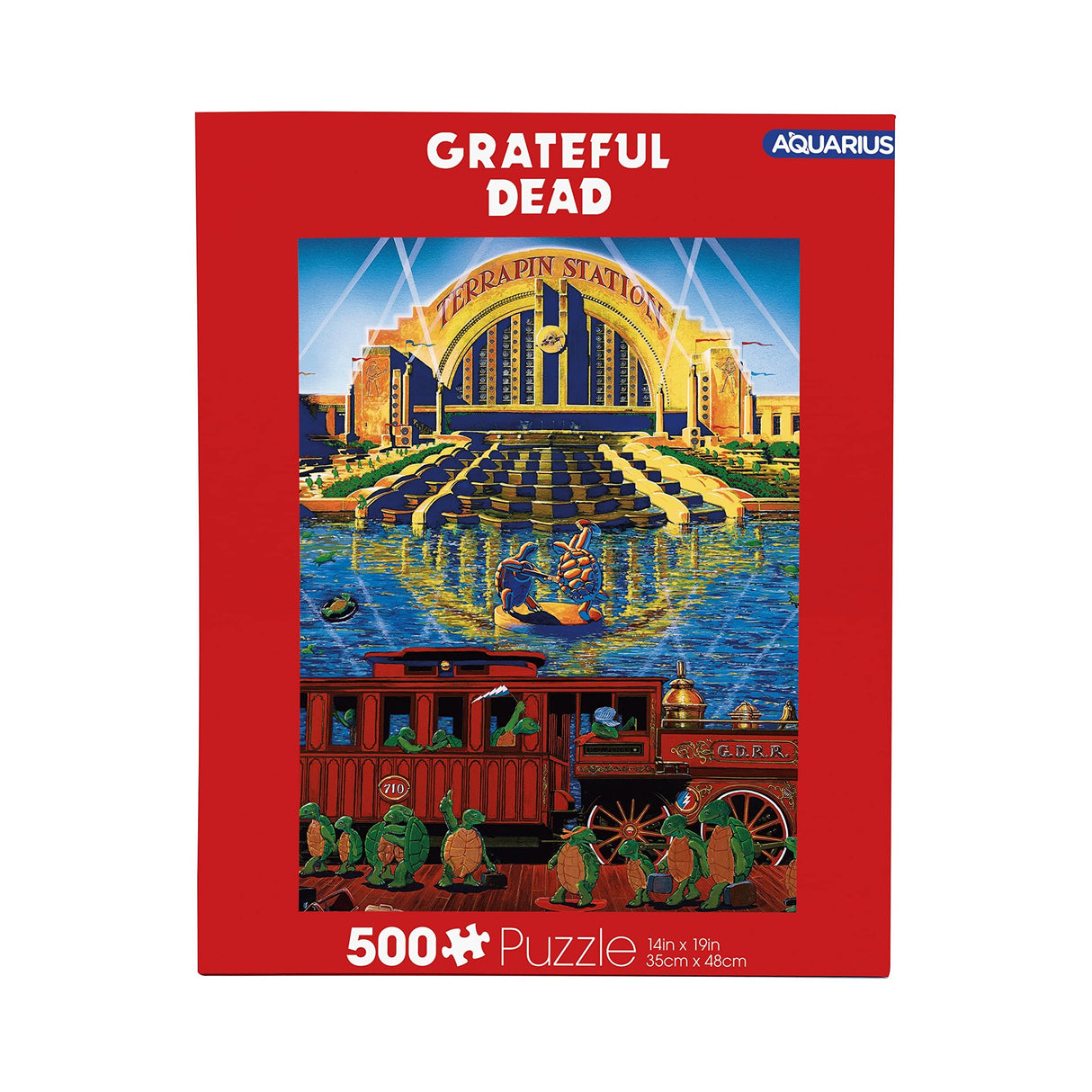 AQUARIUS Grateful Dead Puzzle (500 Piece Jigsaw Puzzle) - Glare Free - Precision Fit - Officially Licensed Grateful Dead Merchandise & Collectibles - 14x19 Inches AQUARIUS