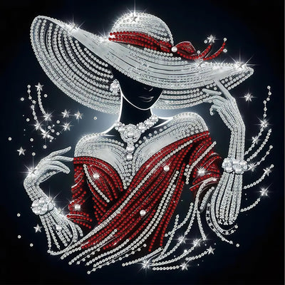 CSZPPQAF 5D Diamond Painting Kits for Adults, Special Shape Diamond Art Kits for Adults Beginner, DIY Crystal Art Drill Diamond Dots Gem Painting for Home Decor 11.8x11.8 Inch