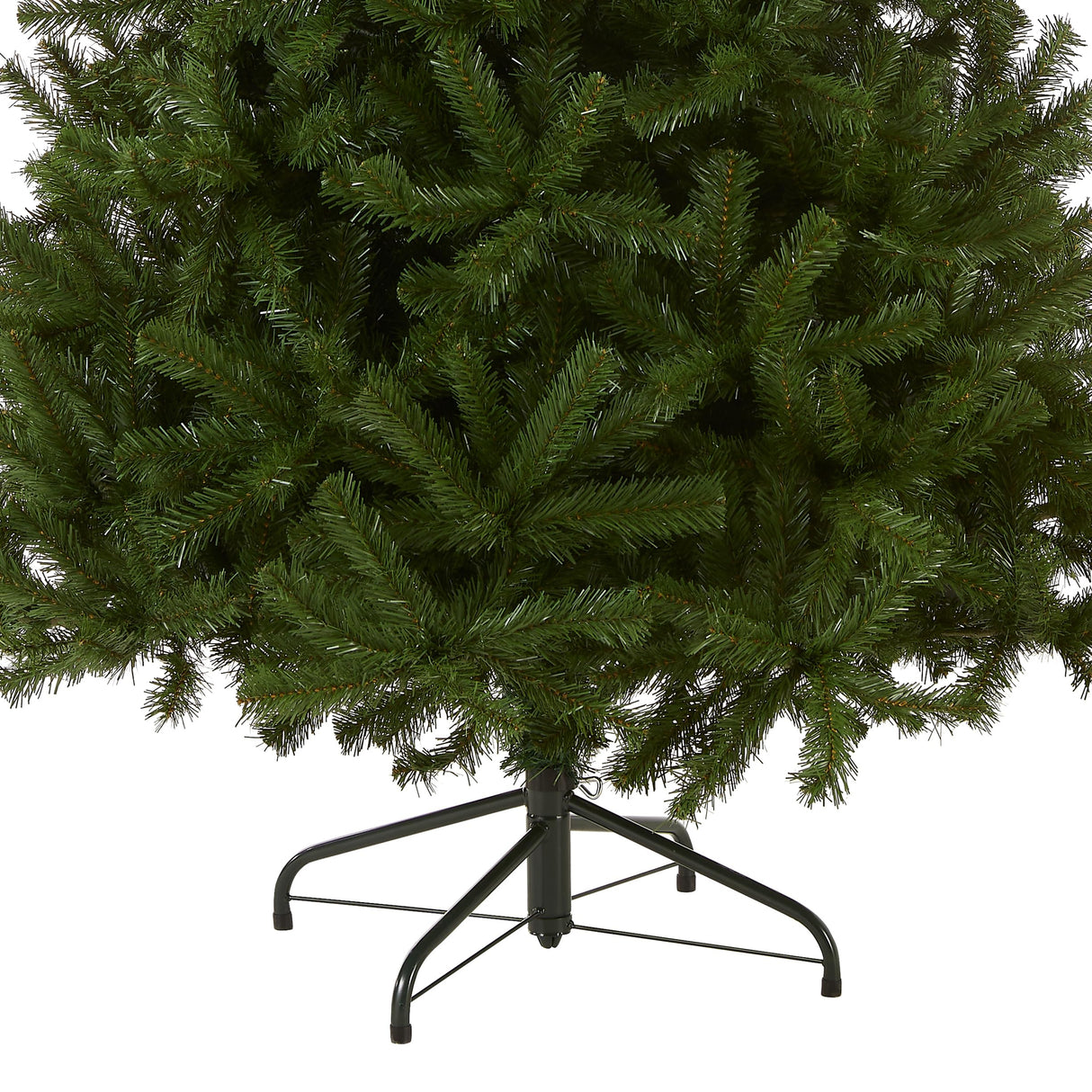 National Tree Company Artificial Full Christmas Tree, Green, North Valley Spruce, Includes Stand, 6 Feet National Tree Company