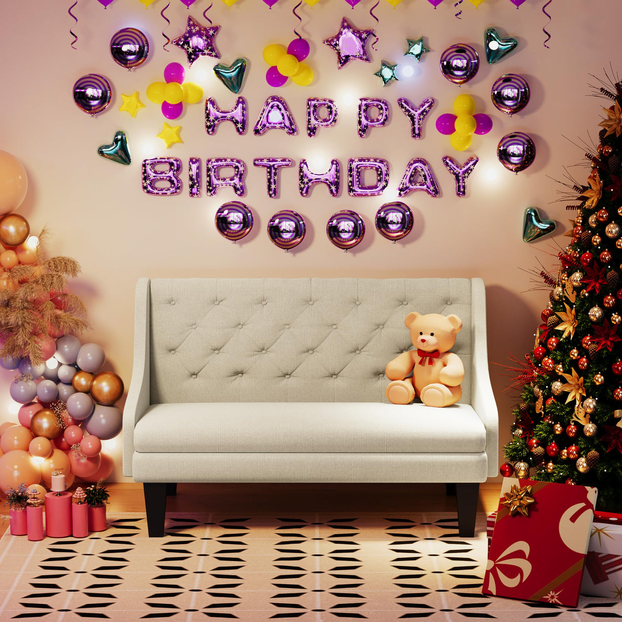 Tongli 50" Small Modern Loveseat Settee Sofa Linen Fabric 2-Seat Sofa Couch Tufted Love Seat Dining Bench with Back Upholstered Banquette Sofas for Living Room Bedroom Small Space Entryway Tongli