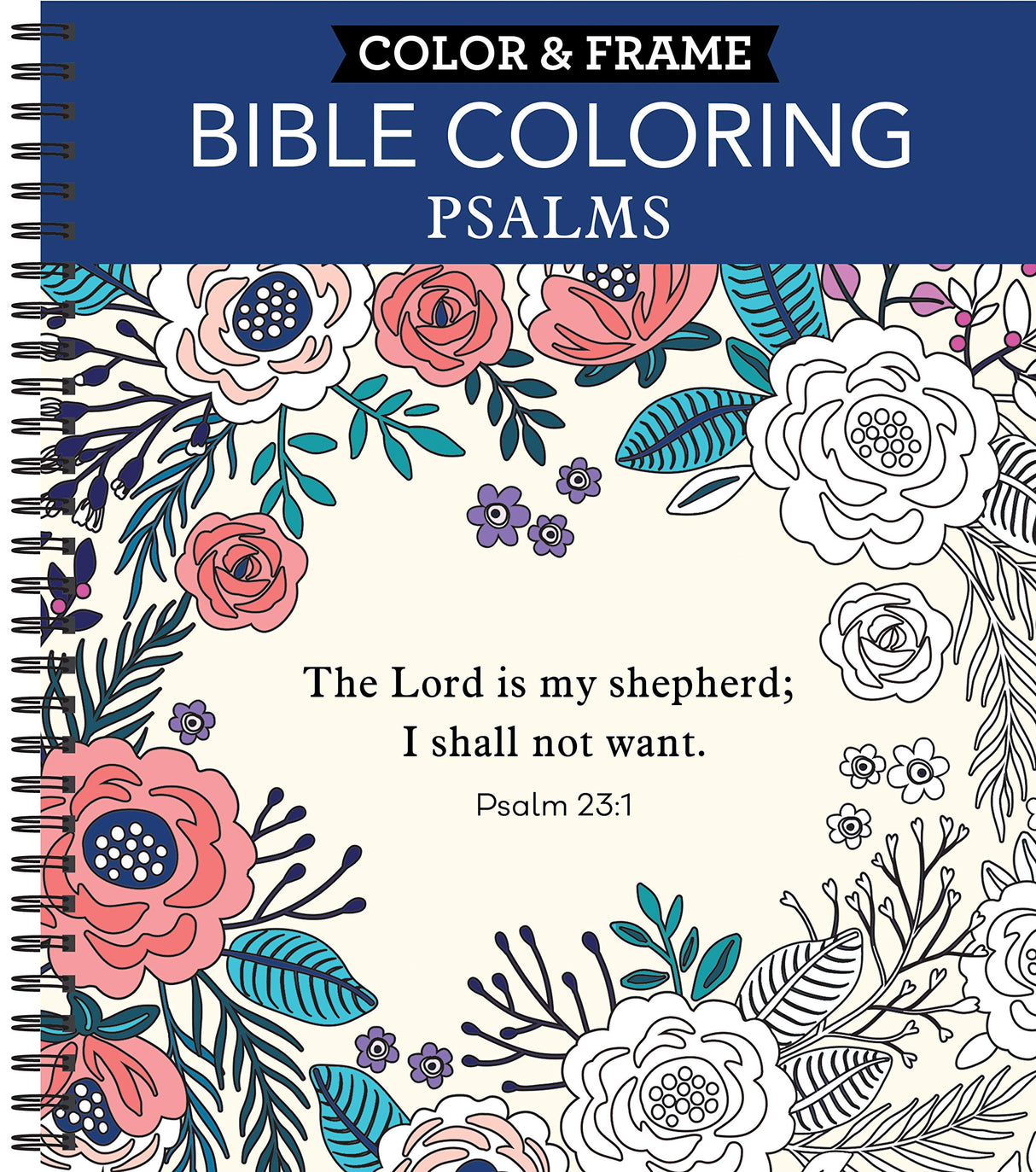 Color & Frame - Bible Coloring: Psalms (Adult Coloring Book) New Seasons