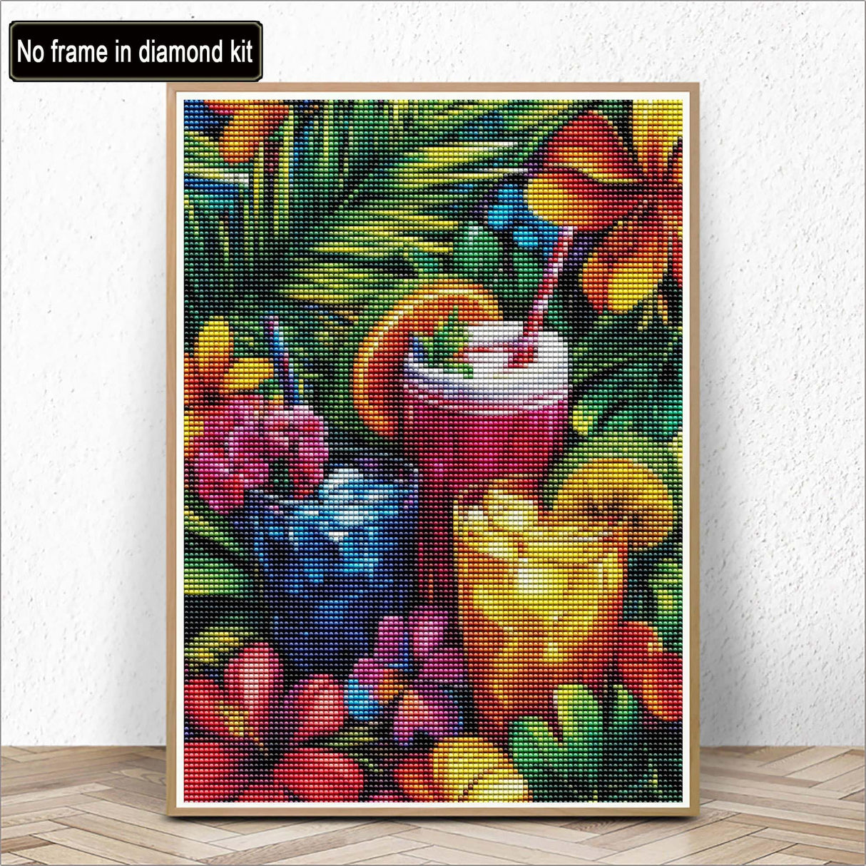 Kaliosy 5D Diamond Art Kits for Adults Summer Drink by Number Kits, Diamond Painting Art DIY Full Drill Crystal Craft Cross Stitch Embroidery Decoration (12x16 inch) 30x40 cm Kaliosy
