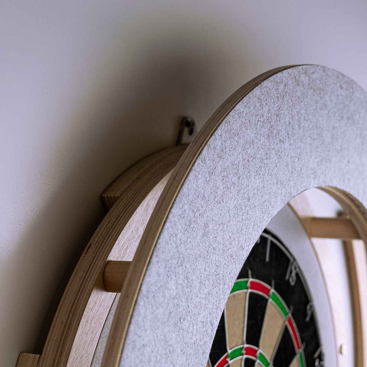 peleya Dart Board Cabinet Set with LED Light; Bristle Dartboard, Built in LED Light, Darts and Chalkboards peleya