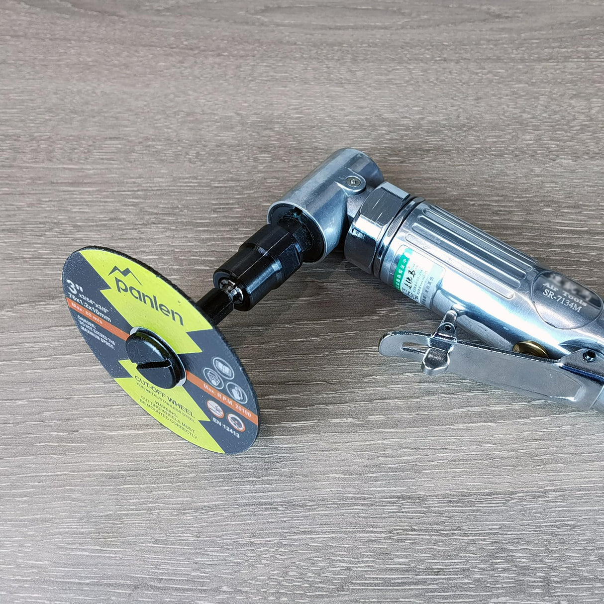 Panlen 3inch 10 Pack Die Grinder Cutting Disc and Mounting Mandrel Kit 1/4" 3/8" Arbor panlen