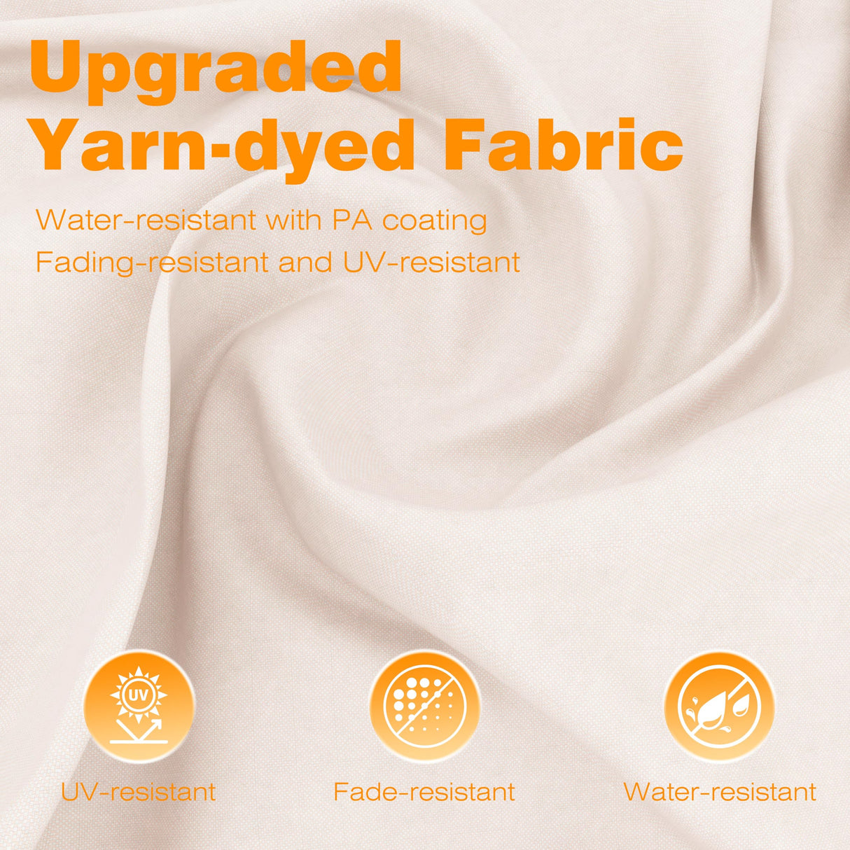 MUPATER 10' X 13' Outdoor Pergola, Aluminum Pergola Patio with Weather-Resistant Canopy, Retractable Pergola for Backyard Deck Garden, Cream White MUPATER