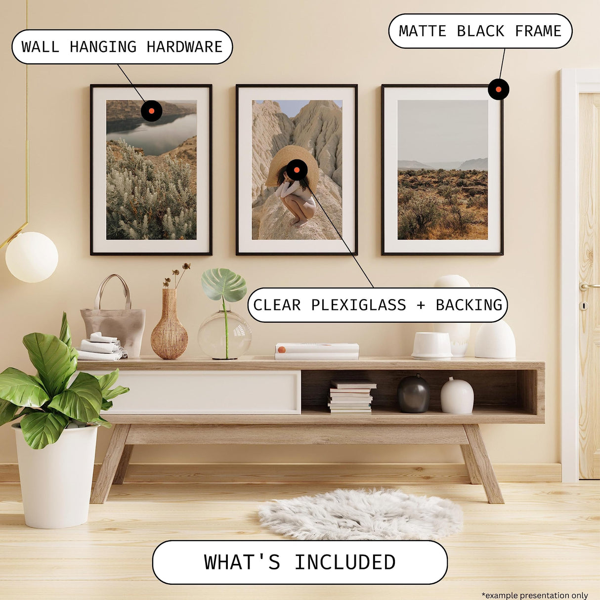 Craig Frames 20x27 Puzzle Frame – Matte Black 1 Inch MDF Moulding, Style 1WB3BK, Contemporary Profile with Clear Plexiglass, Backing, and Easy Hanging Kit – Display Jigsaw Puzzles or Posters Craig Frames