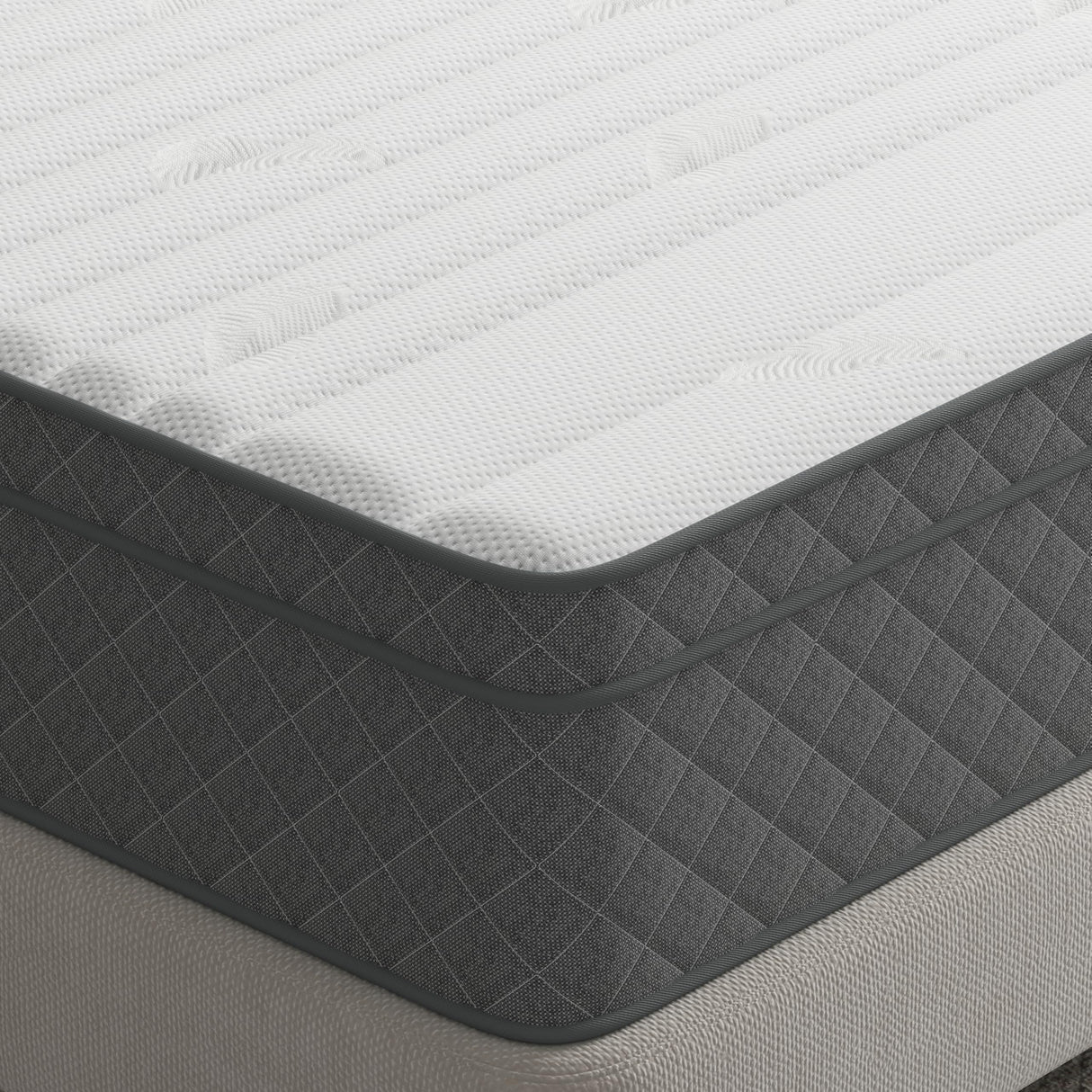 PurrJoys 12 inch Full Mattress, Cooling-Gel Memory Foam and Pocket Spring Full Hybrid Mattress, Medium Firm Feel, Mattresses in a Box, CertiPUR-US Certified PurrJoys