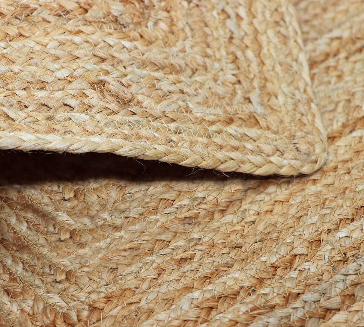 COTTON CRAFT Jute Braided Table Runner - Rustic Farmhouse Table Runner - Jute Kitchen Table Runner - Harvest Fall Thanksgiving Holiday Christmas Party Dining Tabletop Runner - 13x36 inches - Natural COTTON CRAFT