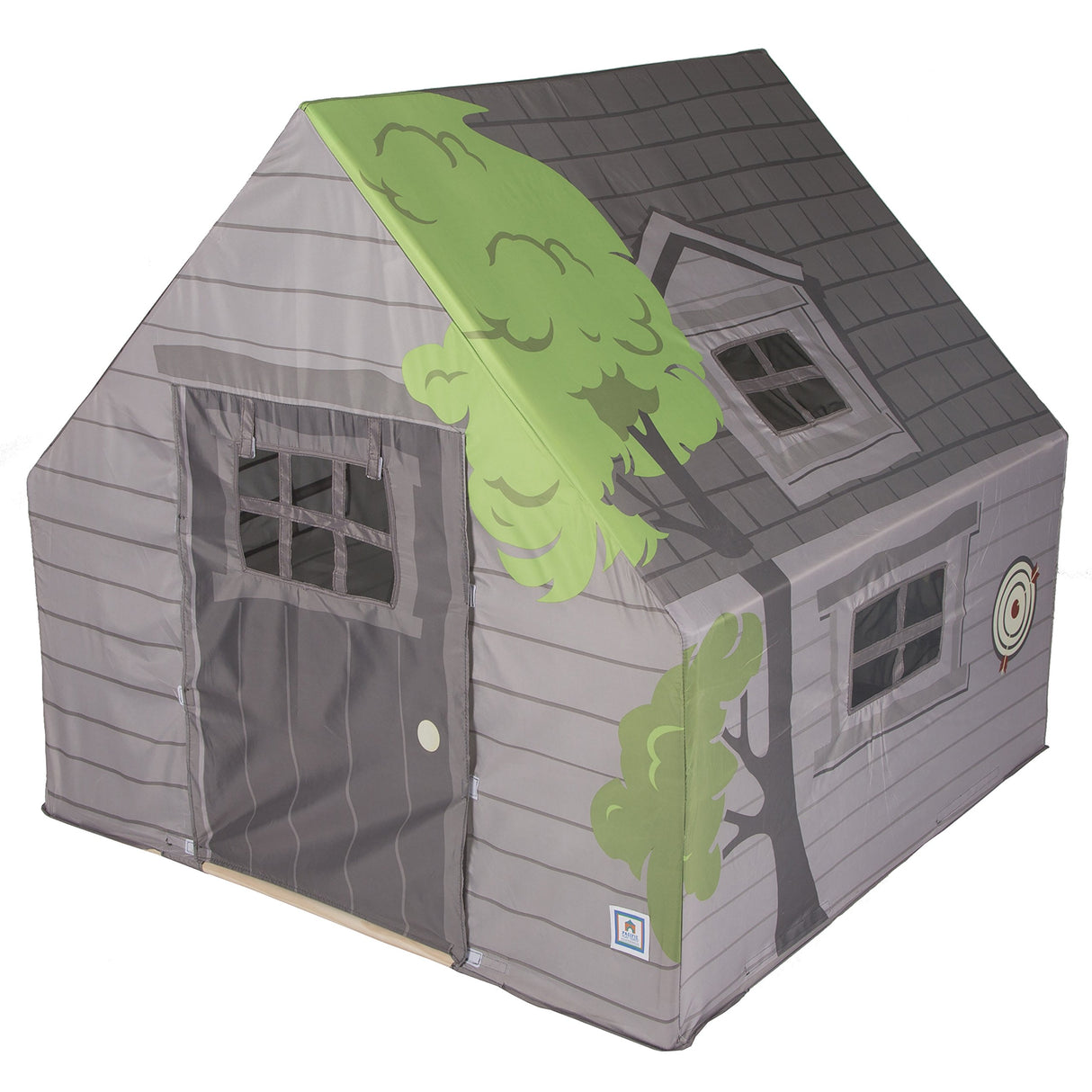 Pacific Play Tents 69790 Kids Tree House Hide-Away Wood Pole Frame Playhouse, 43" x 43" x 45", Green Pacific Play Tents