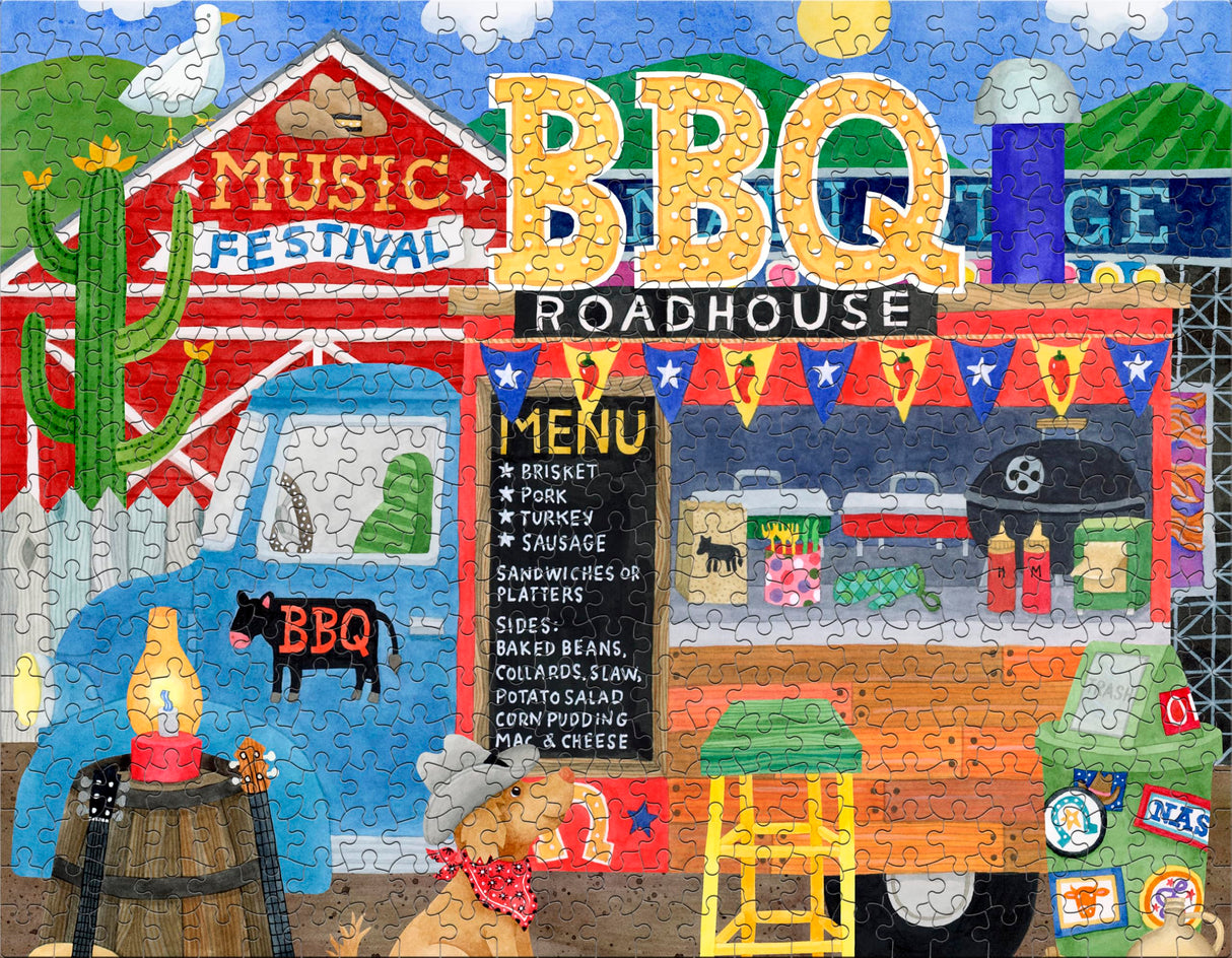 Ceaco - 4 in 1 Multipack - Food Trucks - (4) 500 Piece Jigsaw Puzzles Ceaco