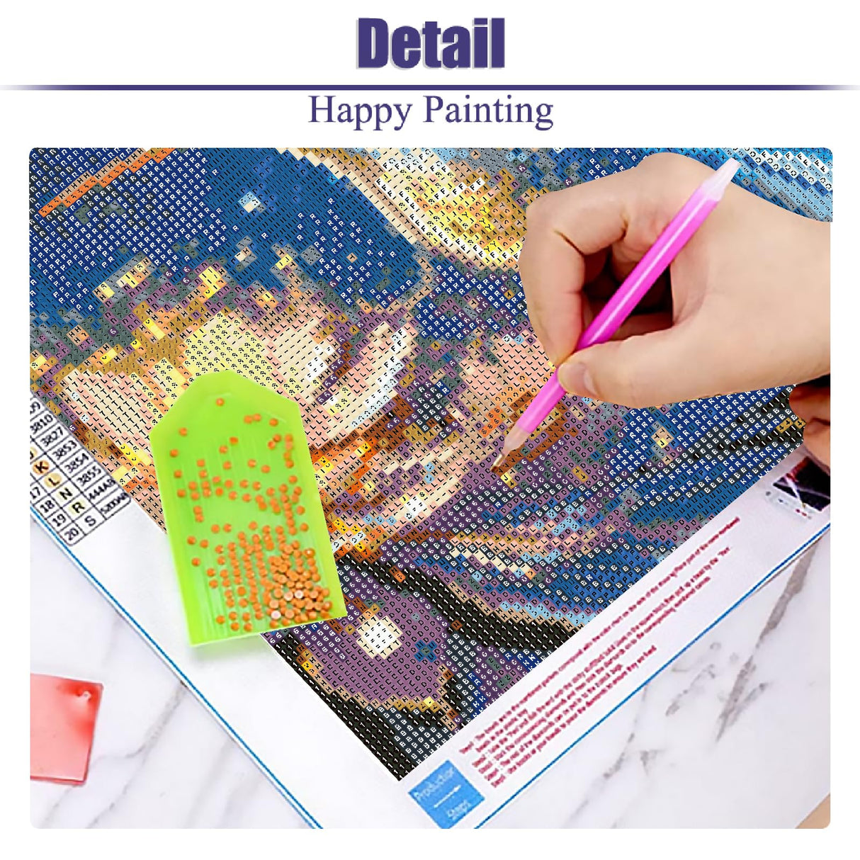 Bird Diamond Art Kits for Adults,DIY Hummingbird Diamond Painting Kits,Round Diamond Dots for Adult,5D Full Drill Painting Kit Art and Crafts for Adults Home Wall Decor 14 X 14inch CEUHROG