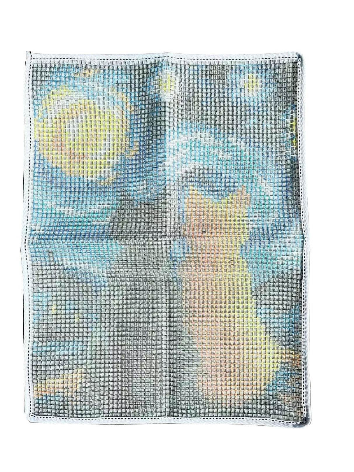 GLAECYY Latch Hook Kits Rug Crochet Yarn Kit Cushion with Starry Night Cat Colour Pre-Printed Canvas Rug Needlework DIY Hook and Latch Kit Christmas Home Decoration20.5''X15''(cat) GLAECYY