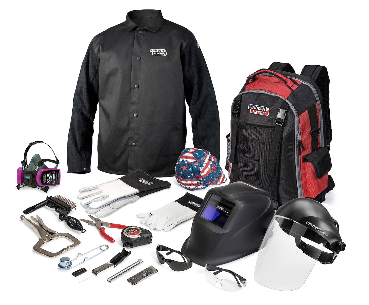 Lincoln Electric Intermediate Education Welding Gear Ready-Pak - Comprehensive PPE & Tool Kit - 18 Products - K4595-M Lincoln Electric