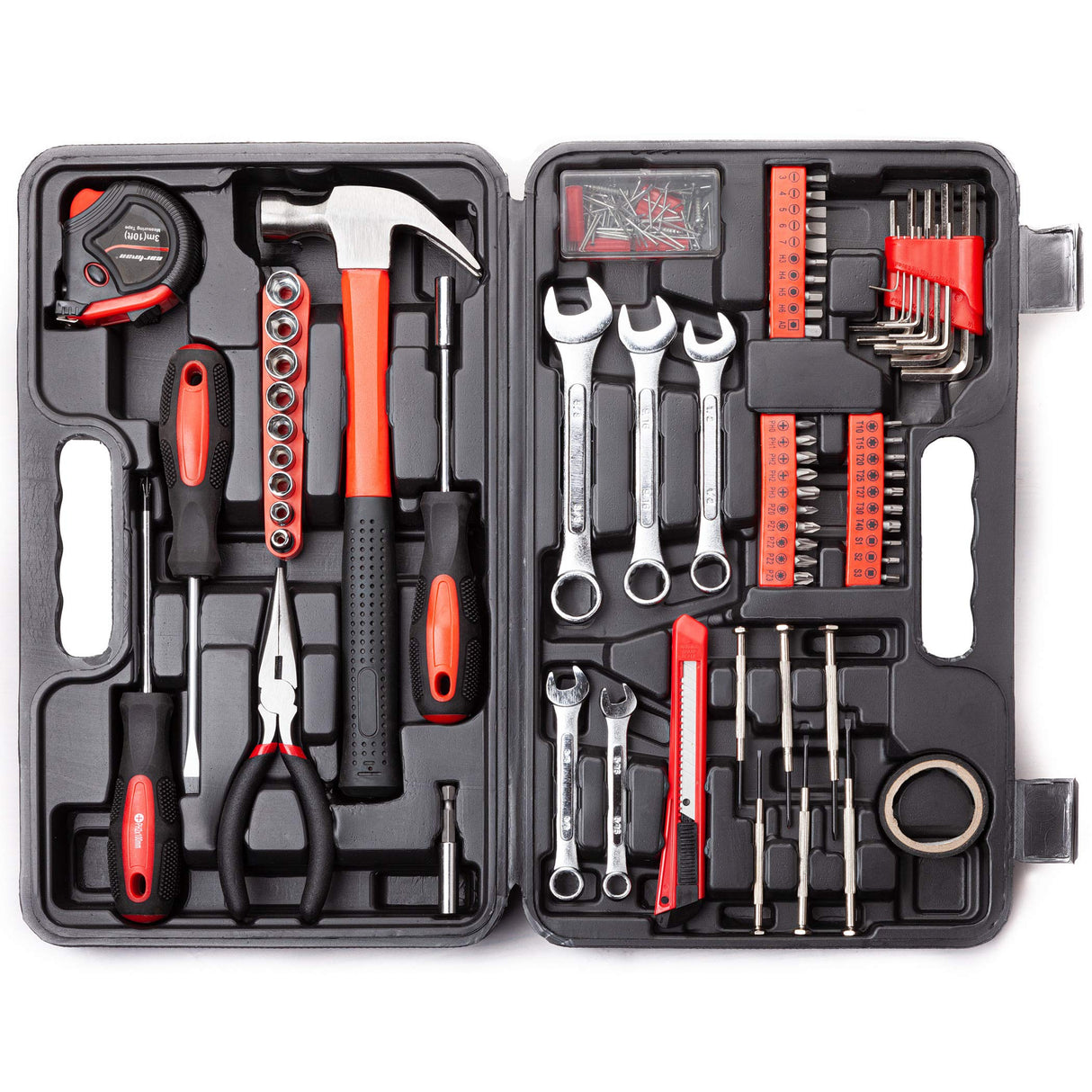 CARTMAN 148 Piece Automotive and Household Tool Set - Perfect for Car Enthusiasts and DIY Home Repairs CARTMAN