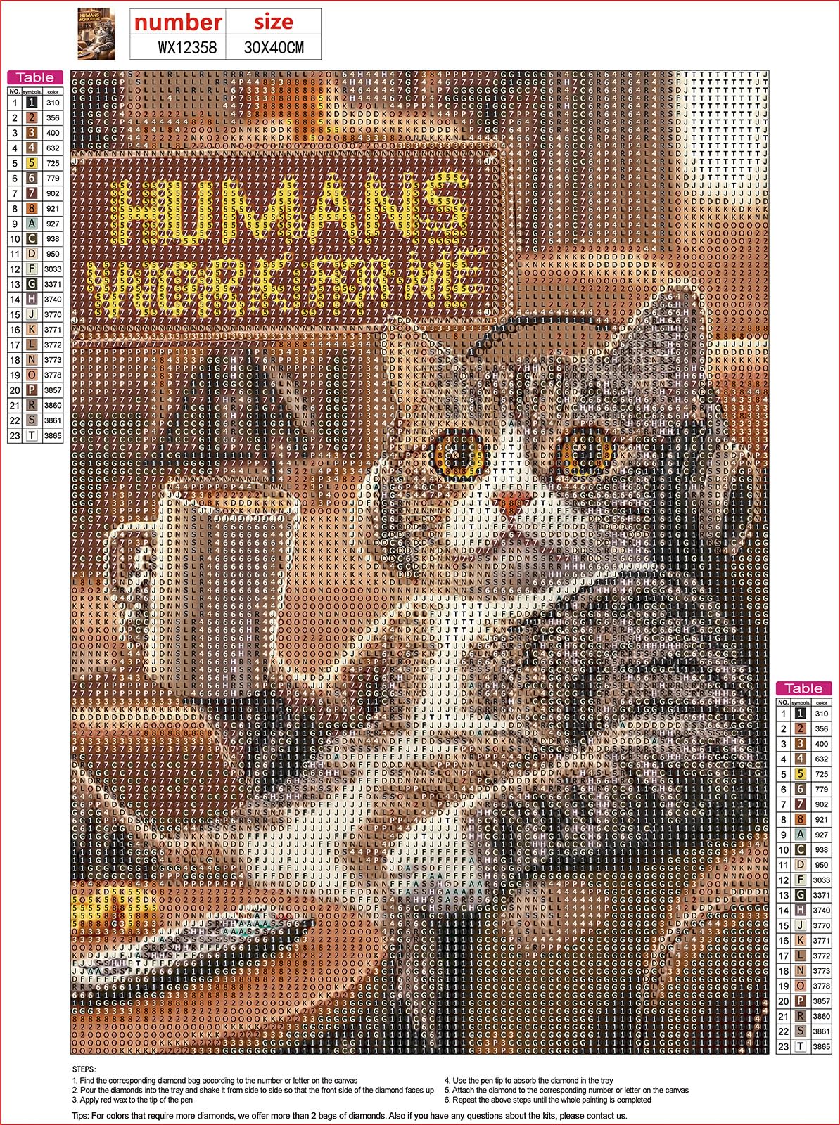 MXJSUA Bossy Cat Diamond Painting Kits for Adults, 5D Cat Diamond Art Kits for Beginners, DIY Full Drill Paint with Diamond, Home Wall Decor 12x16 Inch MXJSUA