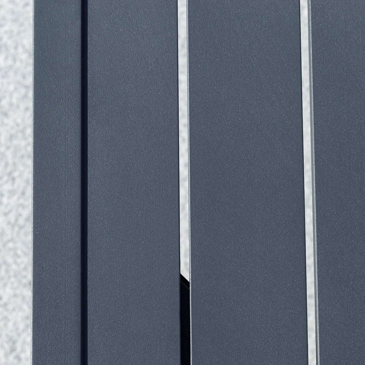 Outsunny 4 Piece Patio Furniture Set, Aluminum Conversation Set, Outdoor Garden Sofa Set with Armchairs, Loveseat, Center Coffee Table and Cushions, Dark Grey Outsunny