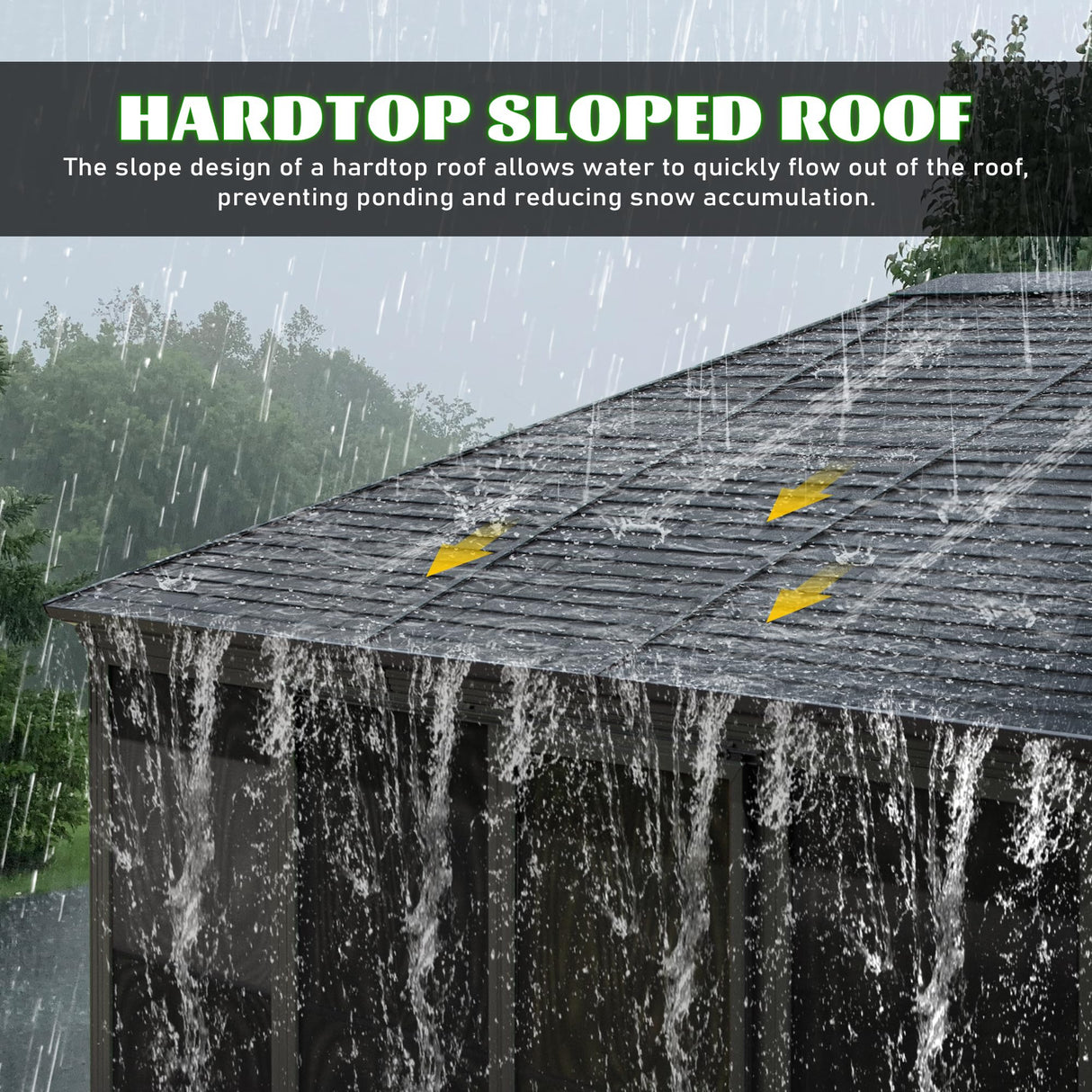 Domi 12x15FT Outdoor Sunroom, All-Season Solarium Gazebo with Galvanized Steel Roof, 4 Sliding Doors, Detachable PVC Screen, Aluminum Permanent Sun Room for Patio Deck Garden domi outdoor living