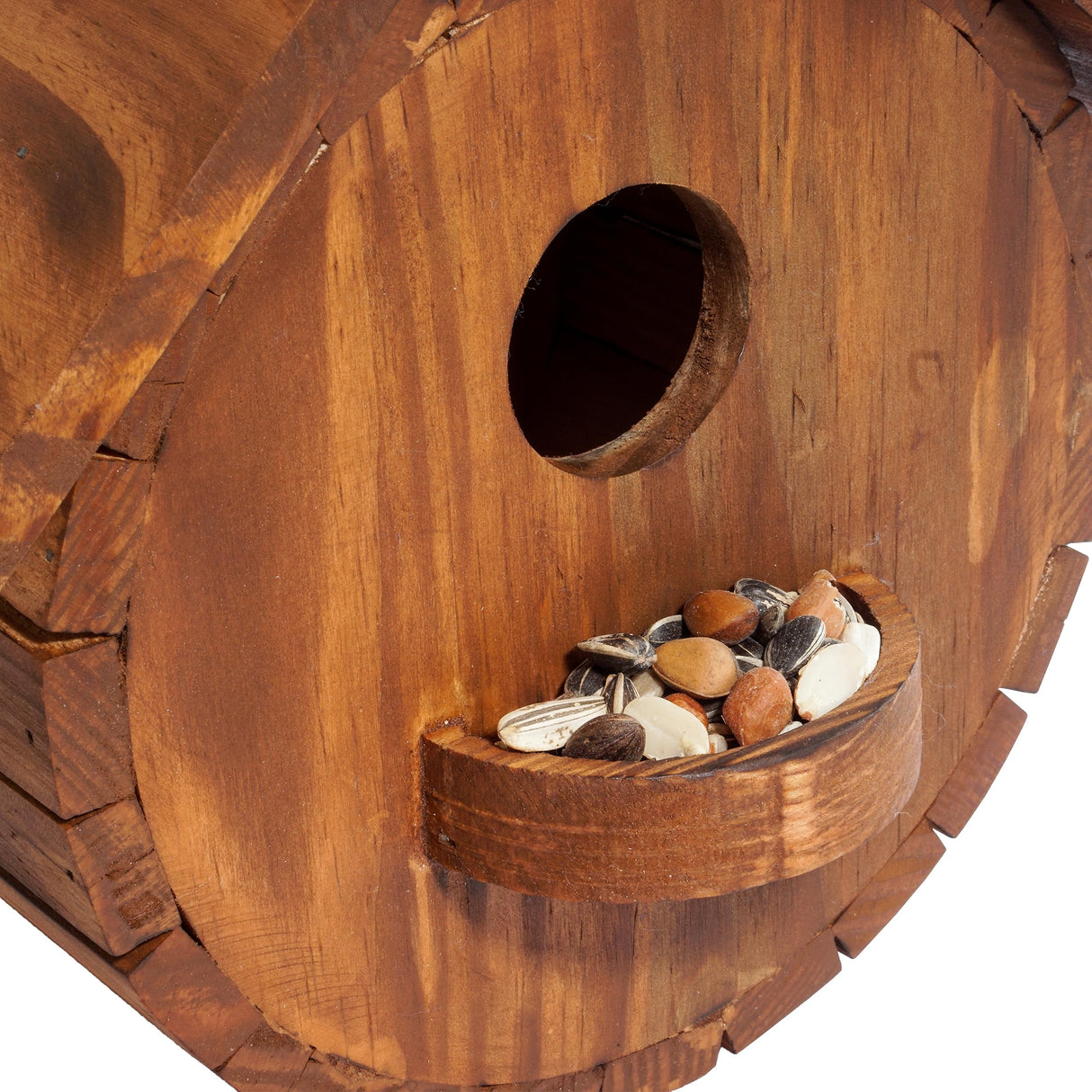 Set of 2 MIXUMON Bird Houses for Outside, Outdoor 2 Bird House Room for 2 Bird Families Bluebird Finch Cardinals Hanging Birdhouse for Garden MIXUMON