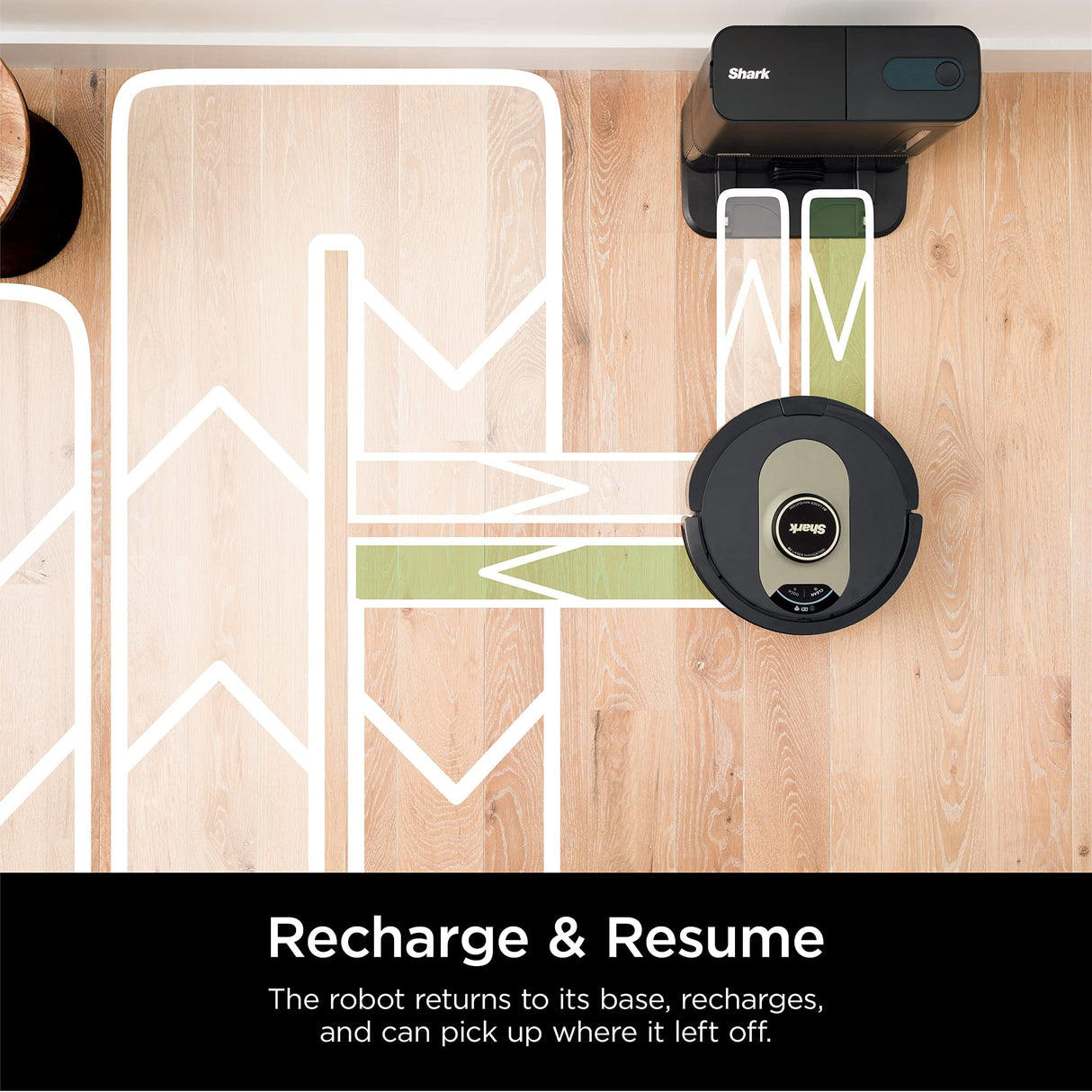 Shark AV2501AE AI Robot Vacuum with XL HEPA Self-Empty Base, Bagless, 60-Day Capacity, LIDAR Navigation, Perfect for Pet Hair, Compatible with Alexa, Wi-Fi Connected, Carpet & Hard Floor, Black Shark