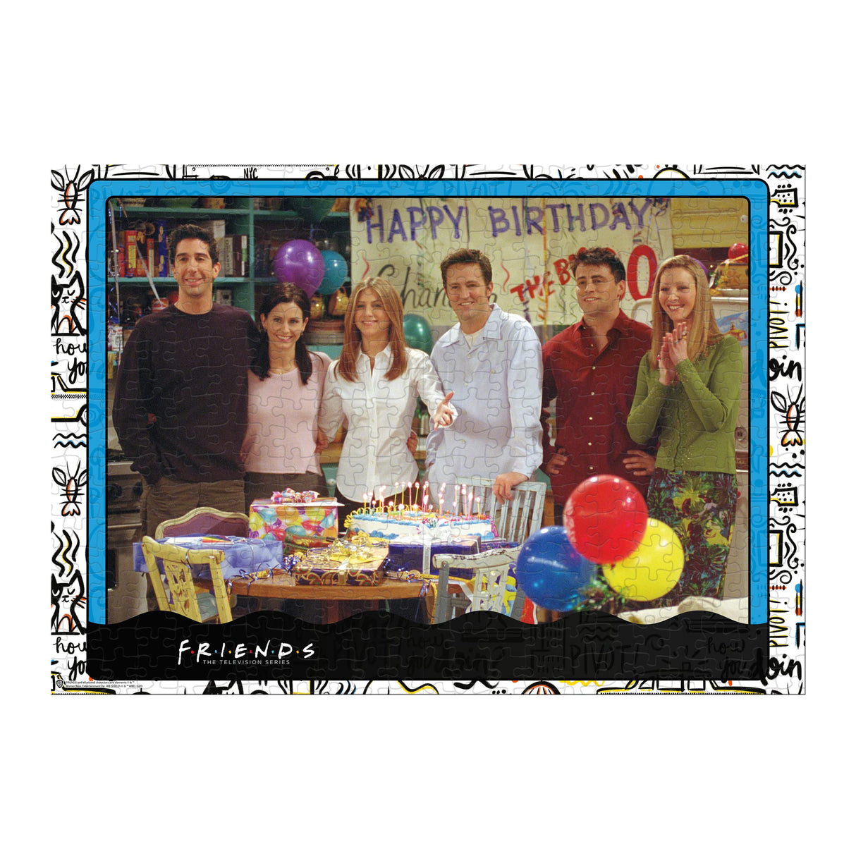 Top Trumps Friends Birthday 1000 Pc Jigsaw Puzzle (WM00940-ML1-6) Winning Moves
