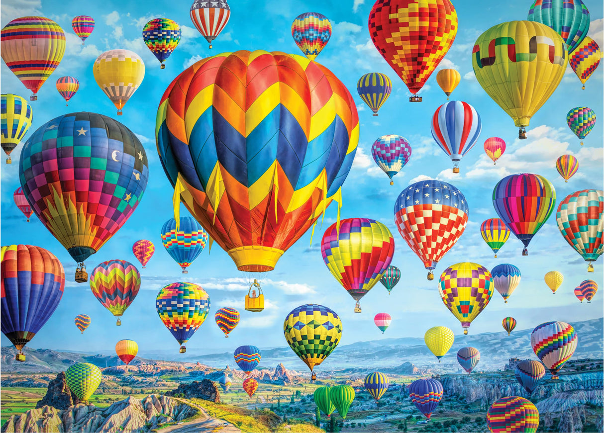 Balloons in Flight 1000 Piece Jigsaw Puzzle PETER PAUPER PRESS