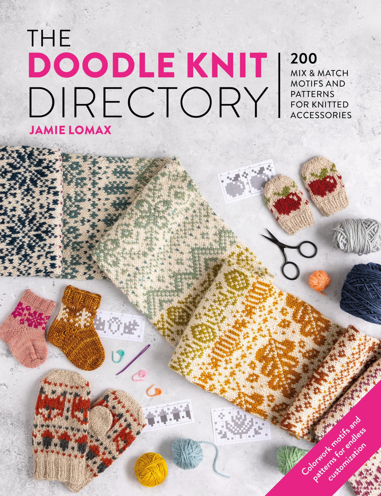 The Doodle Knit Directory: 200 mix & match motifs and patterns for knitted accessorie WoodArtSupply